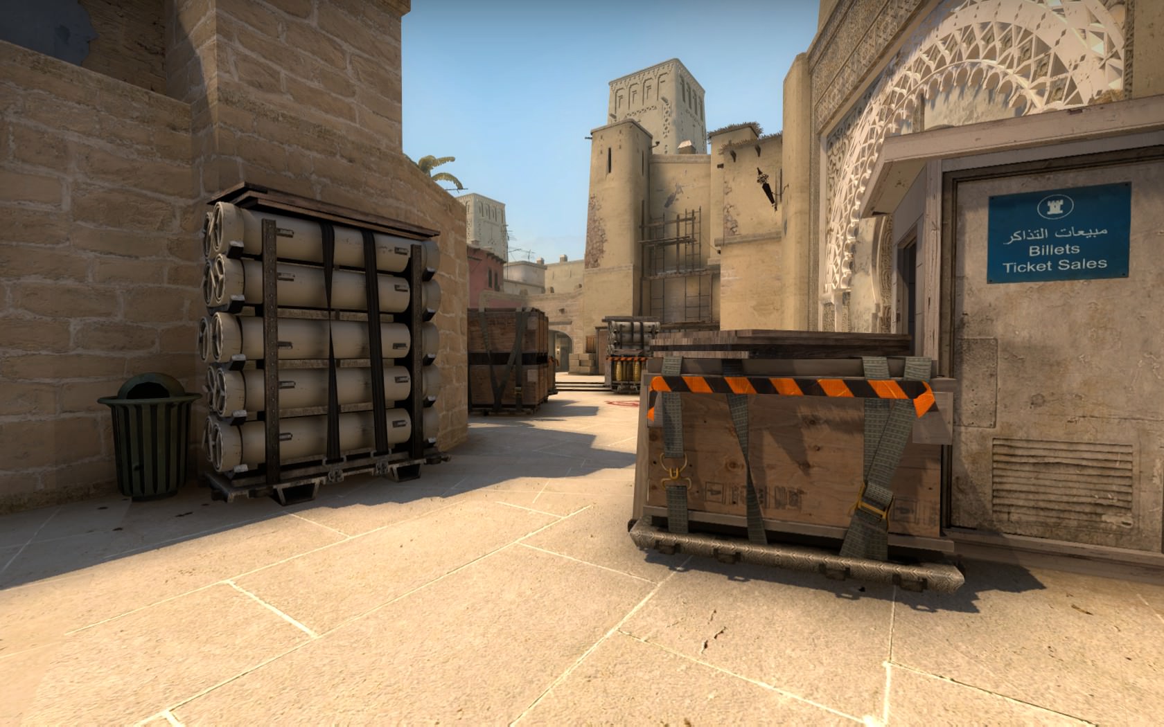 Middle on the Mirage map in CS GO